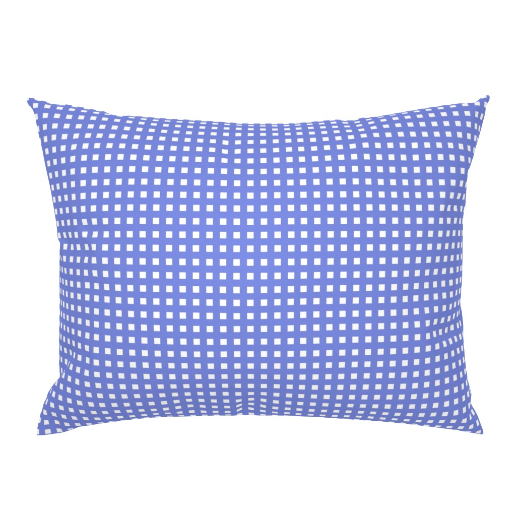 Square Grid Plaid // Periwinkle ((Small size)) 