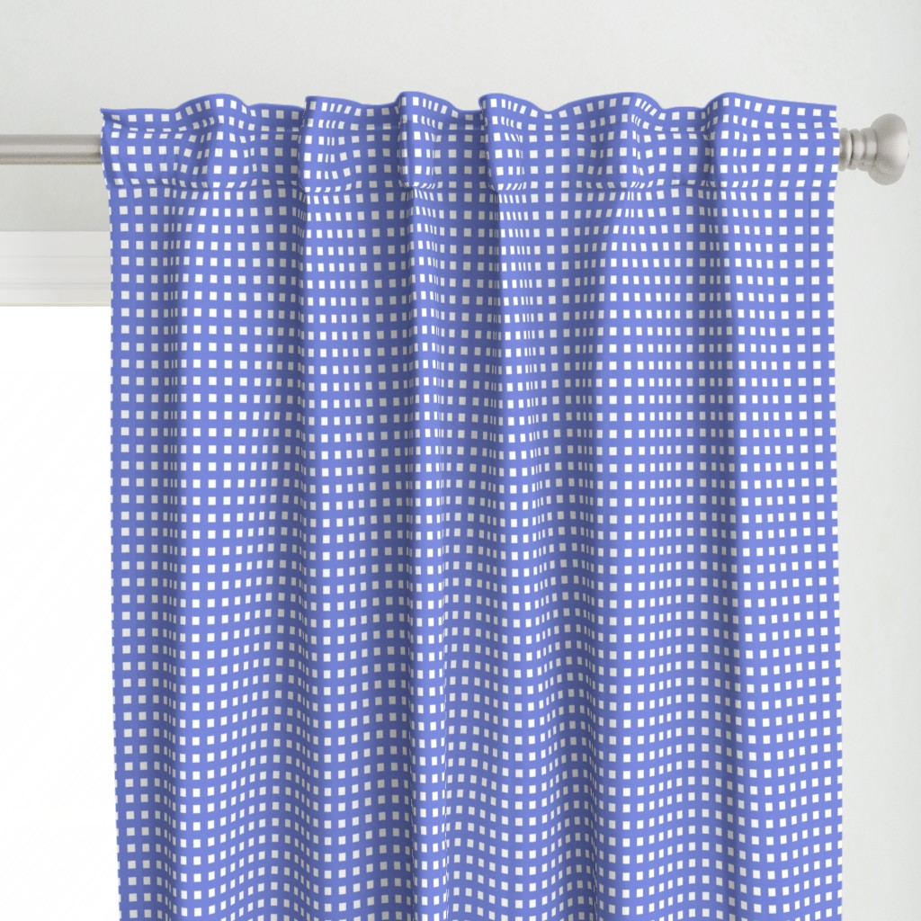 Square Grid Plaid // Periwinkle ((Small size)) 