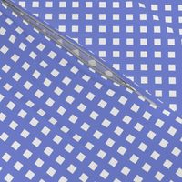 Square Grid Plaid // Periwinkle ((Small size)) 