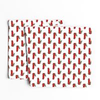 bearded collie christmas truck - red christmas truck, red truck, christmas fabric, dog christmas, christmas dog, bearded collie christmas - white