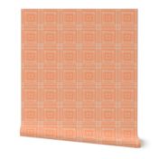 Hand-Drawn Squares in Orange & Gray