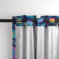 Rainbows - Navy XXLarge Rotated