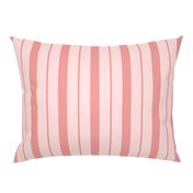 Pink and Rose Pink Café Stripe Vertical Pattern