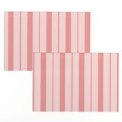 Pink and Rose Pink Café Stripe Vertical Pattern