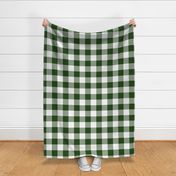 jumbo plaid (3") green buffalo check LAD19