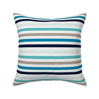 Sea Blues Vintage Stripe (A)- 1/2"