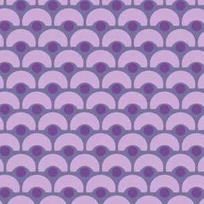 Geometric dots / dark purple
