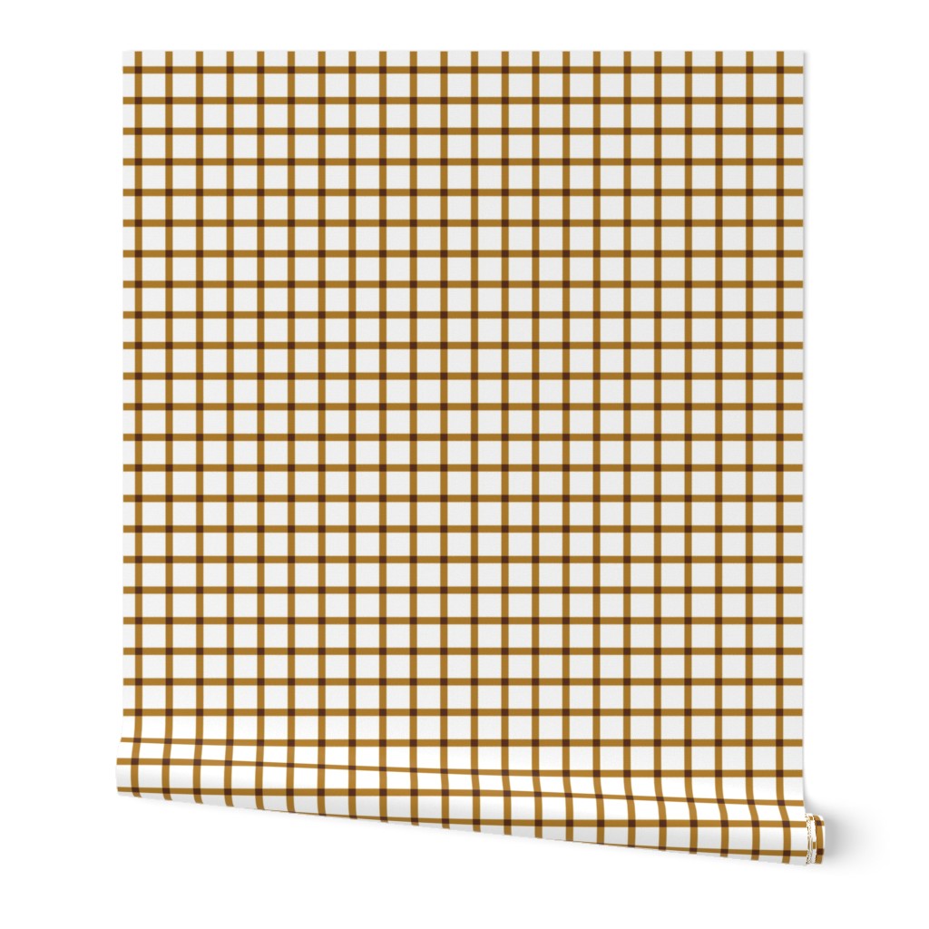 Golden Chocolate Gingham