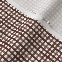 Gingham in Chocolate