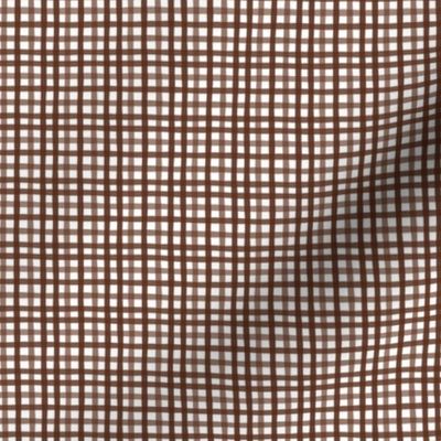 Gingham in Chocolate