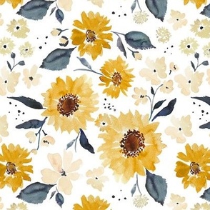 Wilmington Prints Sunflower Sweet Collection Packed Sunflowers Cotton  Fabric 17792-552 – Good's Store Online