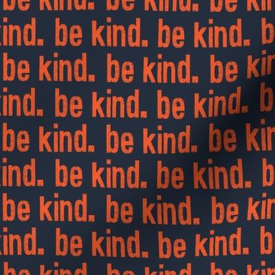 be kind. - red and blue - LAD19