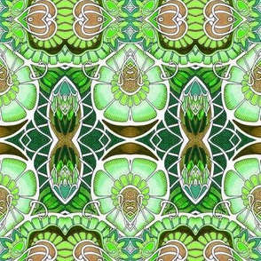 Water Lily Art Nouveau