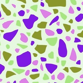 Terrazzo 2 in Purple Pink and Green