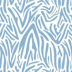 Minimal zebra wild life lovers abstract animal print monochrome trend blue white baby boys