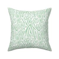 Minimal zebra wild life lovers abstract animal print monochrome trend soft mint green spring
