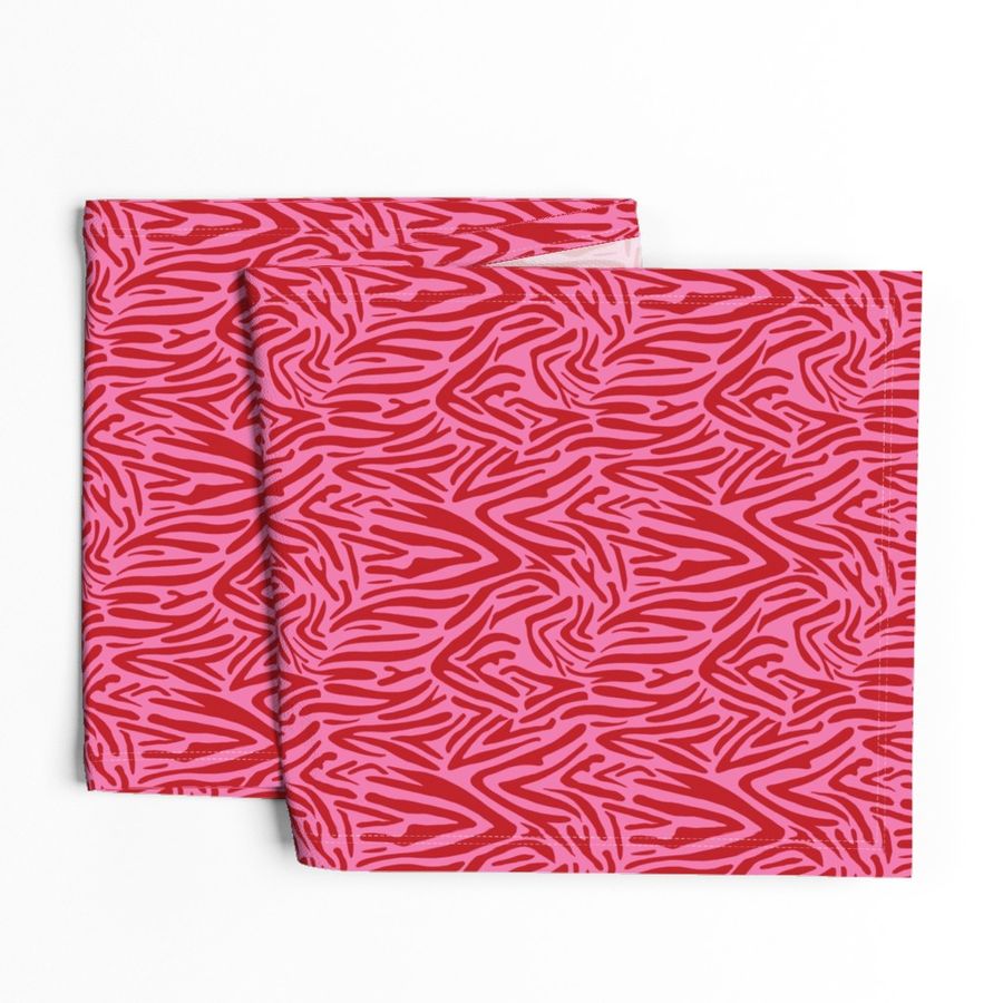 Minimal zebra wild life lovers abstract animal print monochrome trend hot red pink summer girls