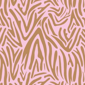 Minimal zebra wild life lovers abstract animal print monochrome trend pink cinnamon fall