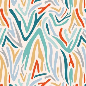 Minimal zebra wild life lovers abstract animal print trend paper cut out swimwear boys