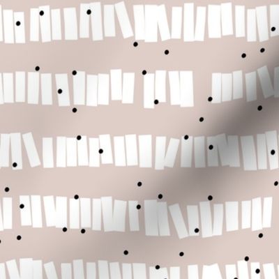 Minimal piñata paper confetti party abstract cut out stripes fall soft neutral beige