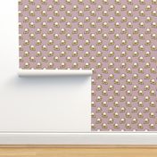 Apple pie à la Mode - mauve polka dots - fall - LAD19