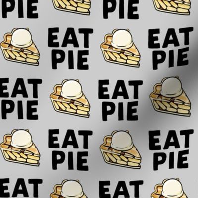 Eat Pie - Apple pie à la Mode - grey - fall - LAD19