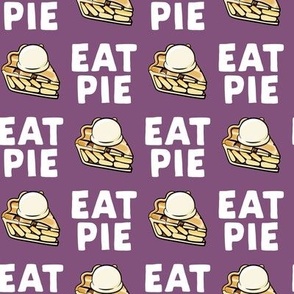 Eat Pie - Apple pie à la Mode - purple - fall - LAD19