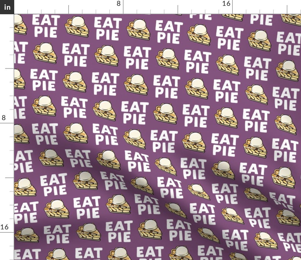 Eat Pie - Apple pie à la Mode - purple - fall - LAD19