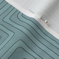 inked lines { teal }