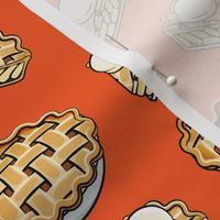 Apple Pie - Fall Dessert - orange - LAD19