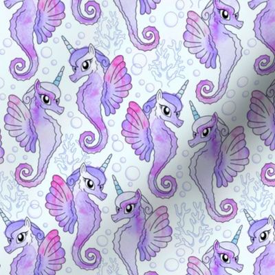 Lavender Sea Unicorns