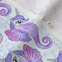 Lavender Sea Unicorns