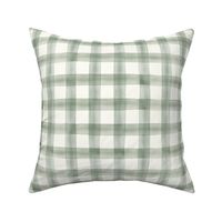 sage watercolor plaid - fall - thanksgiving  - LAD19