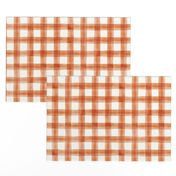 Pumpkin Spice watercolor plaid - fall - thanksgiving  - LAD19