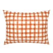 Pumpkin Spice watercolor plaid - fall - thanksgiving  - LAD19