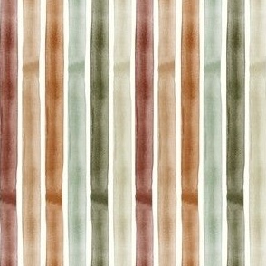 Watercolor stripes (multi) - fall winter - LAD19