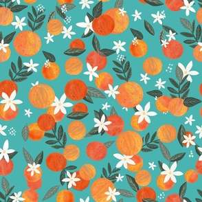 Happy Oranges - Turquoise