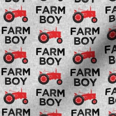 Farm Boy - Tractor red  - LAD19