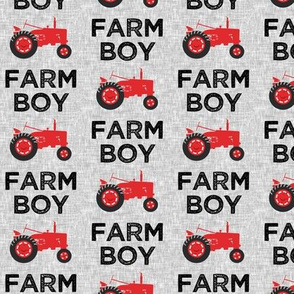 Farm Boy - Tractor red  - LAD19