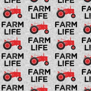 Farm Life - Tractor red - LAD19