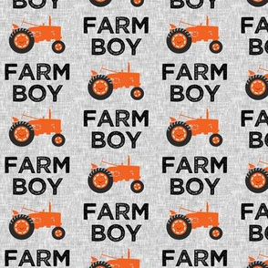 Farm Boy - Tractor orange - LAD19