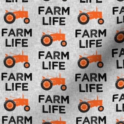 Farm Life - Tractor orange - LAD19