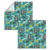 Island Tiki - Aqua Large Scale