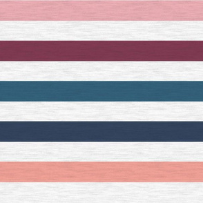 Pink Plum Vintage Stripe(A)-1"