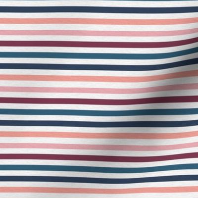 Pink Plum Vintage Stripe