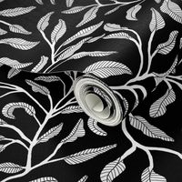 Flowing Foliage.Black & White