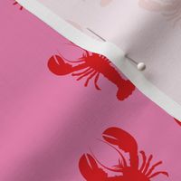 Little lobster delicious sea food kitchen theme pink red girls