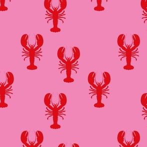 Little lobster delicious sea food kitchen theme pink red girls