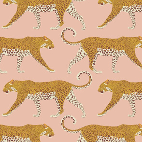 Leopards in pink - large