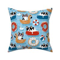 dog days of summer - light blue, large